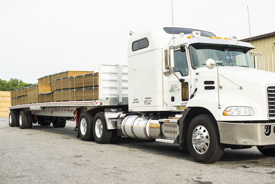 Union Grove Lumber Barn Lumber Delivery Truck